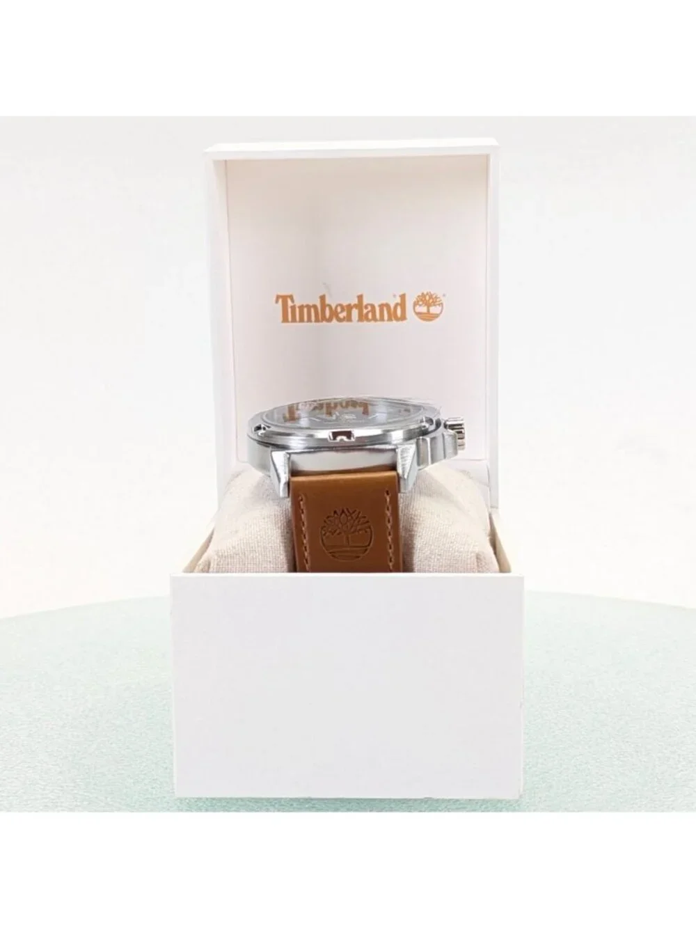 Timberland Men's Watch Classic Blue Dial Brown Leather Strap Quartz TDWGA9002202